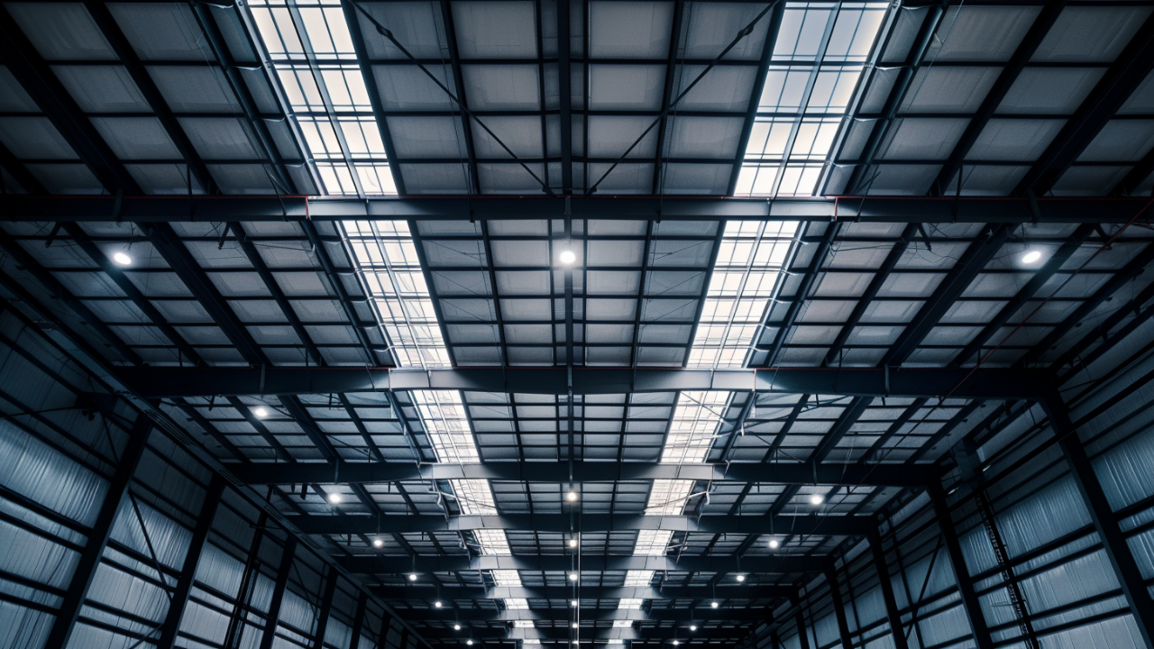 An image of a commercial roofing ceiling in Nashville Tennessee.